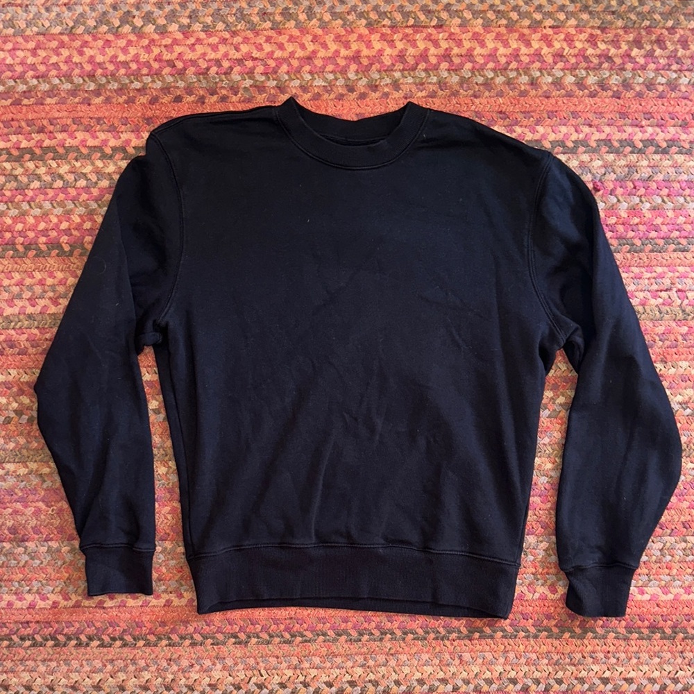 Old Navy Black Basic Pullover Sweatshirt - image 1